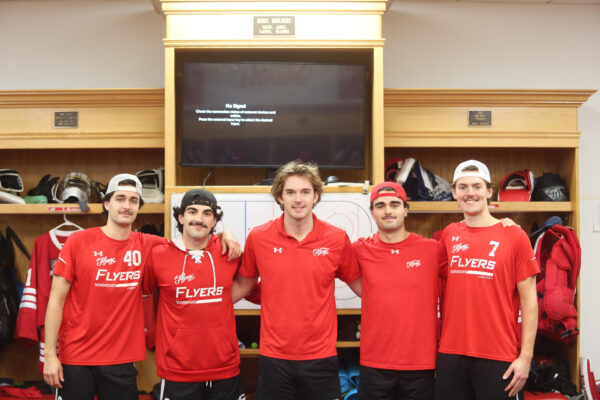 Flyers Showing Their ‘Stache For ESHC