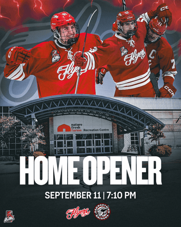 Leamington Flyers 2025–26 Home Opener Set for September 11th